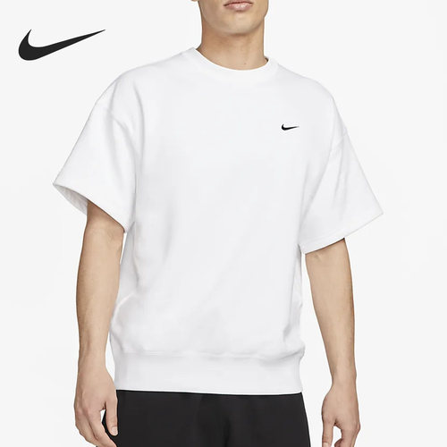 Nike/耐克正品新款男子运动休闲法式毛圈圆领短袖DX0881-100