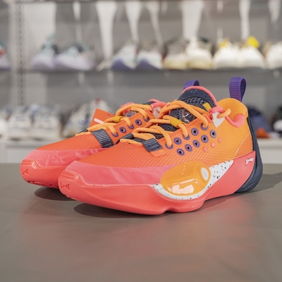 李宁正品韦德全城13男小大童防滑耐磨稳定运动篮球鞋YKBV010-9