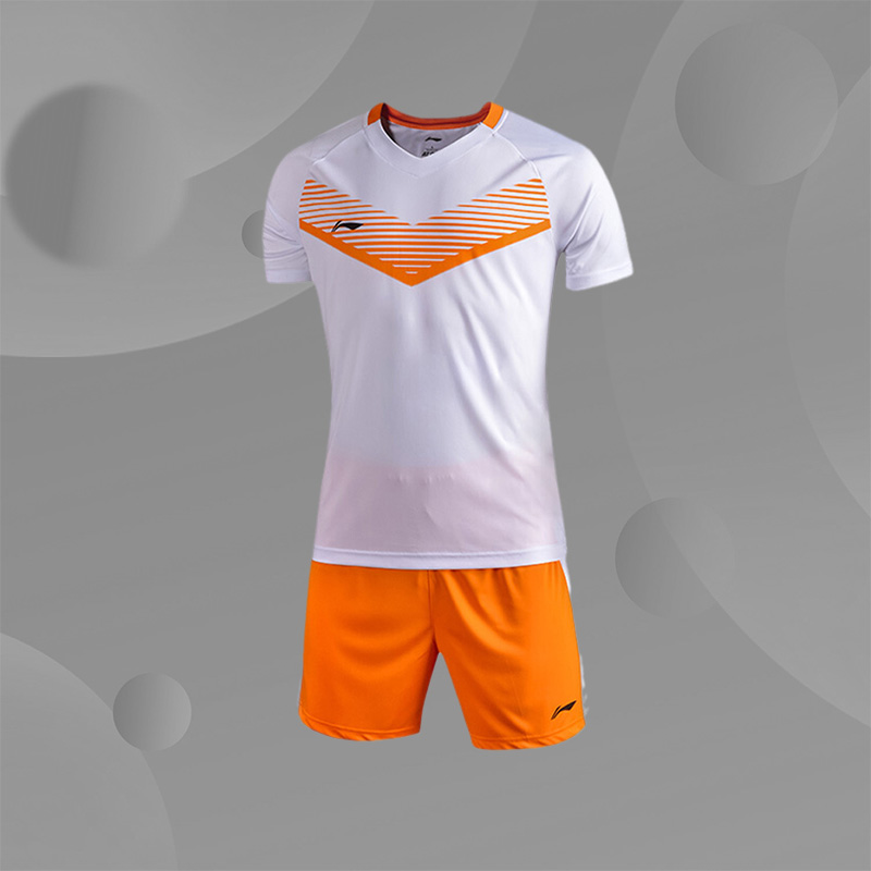LINING李宁儿童足球服套装团队服定制运动训练服短袖T恤AATL388