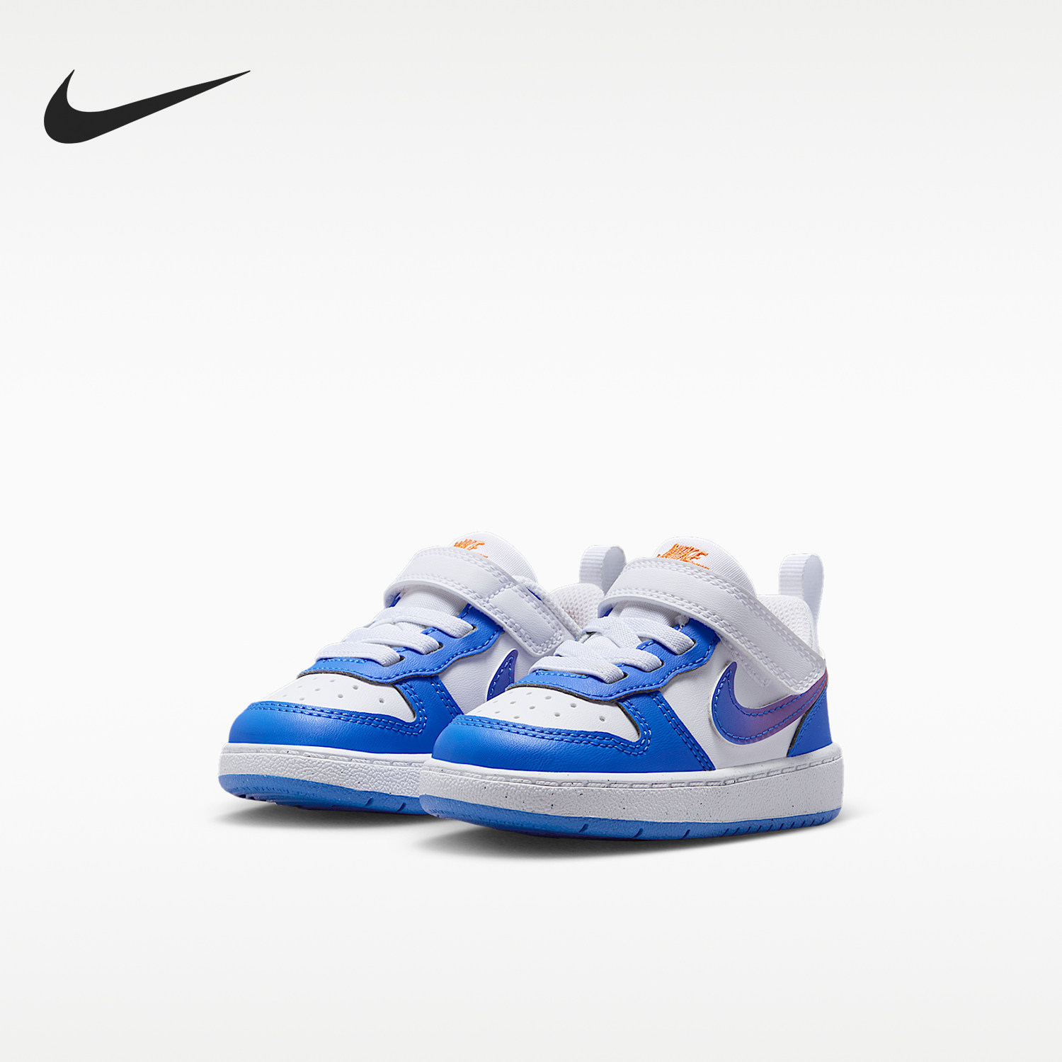 Nike/耐克正品2026夏季婴童魔术贴潮流休闲板鞋IR5461-101