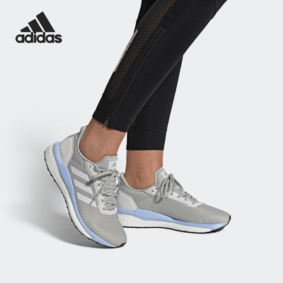 Adidas/阿迪达斯正品运动女子系带低帮透气训练跑步鞋EF0780