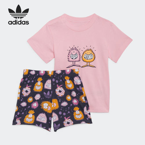 Adidas/阿迪达斯正品三叶草Kevin Lyons婴童运动套装HC1985