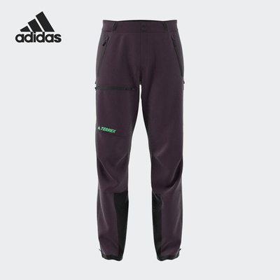 Adidas/阿迪达斯正品2025男士防风运动休闲软壳冲锋裤GJ8314