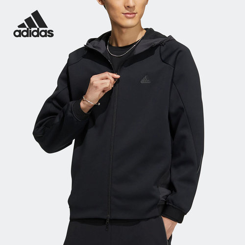 Adidas/阿迪达斯正品秋冬新款男子运动休闲连帽外套HY5835