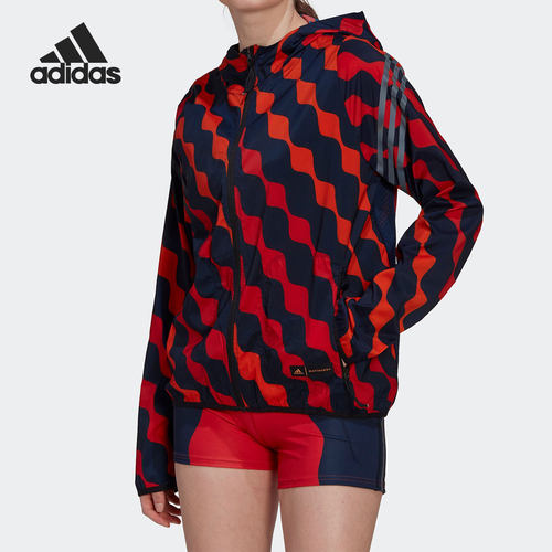 Adidas/阿迪达斯正品Marimekko联名跑步女子夹克外套HH7323