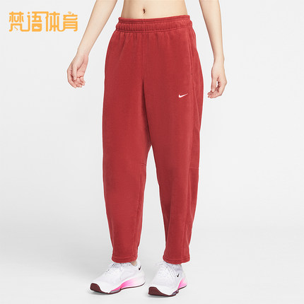 Nike/耐克正品2025冬季款女士日常中腰锥形刺绣长裤HV3708-613