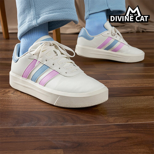 Adidas/阿迪达斯正品COURT PLAORM女士休闲经典耐磨板鞋IE9987