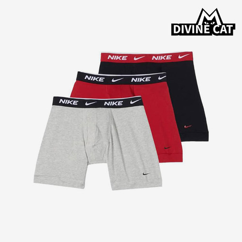Nike/耐克正品时尚男士字母印花经典松紧腰平角内裤KE1107-012