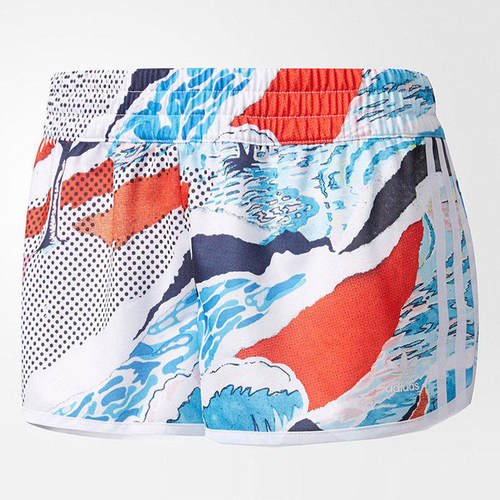 Adidas/阿迪达斯正品三叶草女子沙滩新款运动休闲超短裤BJ8375