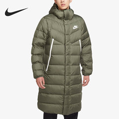 Nike/耐克正品当季男子运动保暖连帽中长款羽绒服CU0281-380
