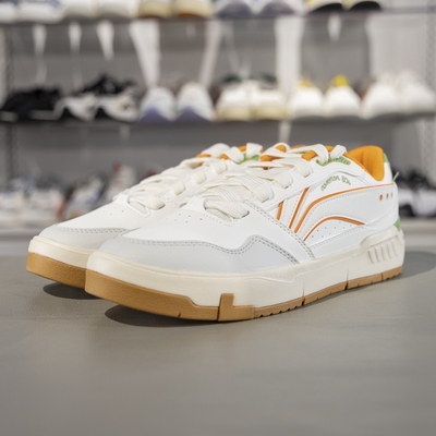 李宁正品COMMON 80s男子潮流舒适百搭轻便防滑休闲板鞋AGCV023-3