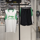 YATV097 李宁正品 男大童时尚 撞色透气休闲运动套装 2025夏季 新款