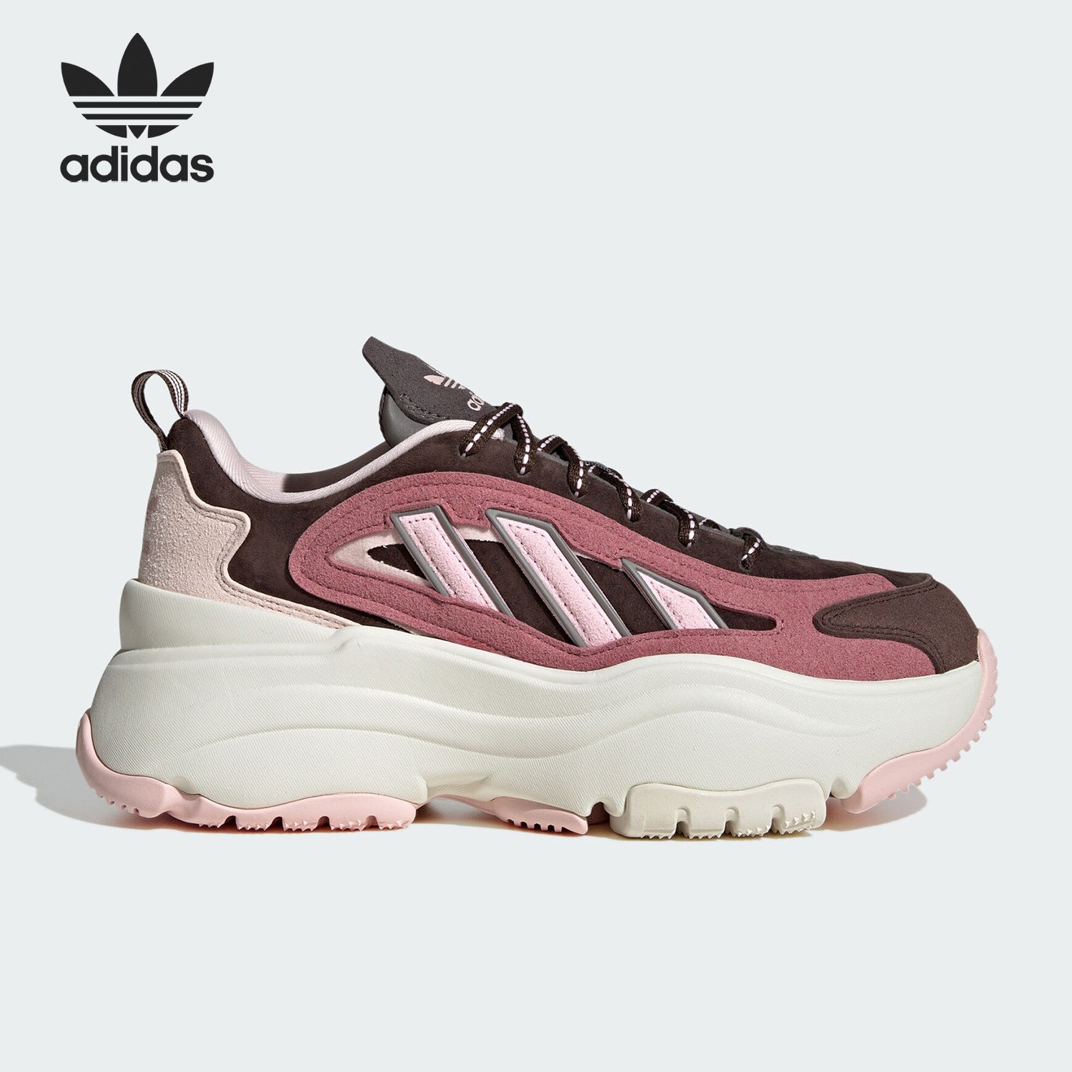 Adidas/阿迪达斯正品三叶草女士经典厚底运动老爹鞋JS1657