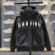 李宁正品 反伍BADFIVE男子户外休闲运动训练保暖连帽棉服AJMW005