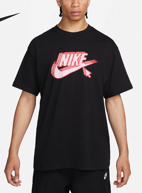 Nike/耐克正品夏季新款圆领休闲男子运动短袖T恤FD1297-010