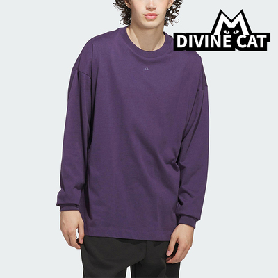 Adidas/阿迪达斯正品ADI BB LS TEE男女套头宽松针织长袖JX5581