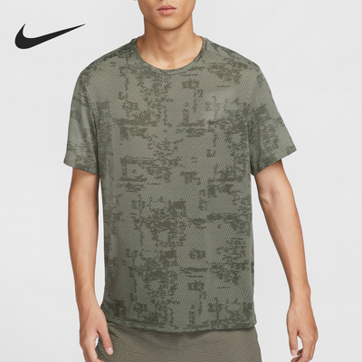 Nike/耐克正品新款男士复古印花圆领运动休闲短袖FZ0584-053