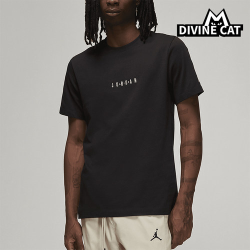 Nike/耐克正品JORDANAir新款男黑色宽松经典短袖T恤DM3182-010