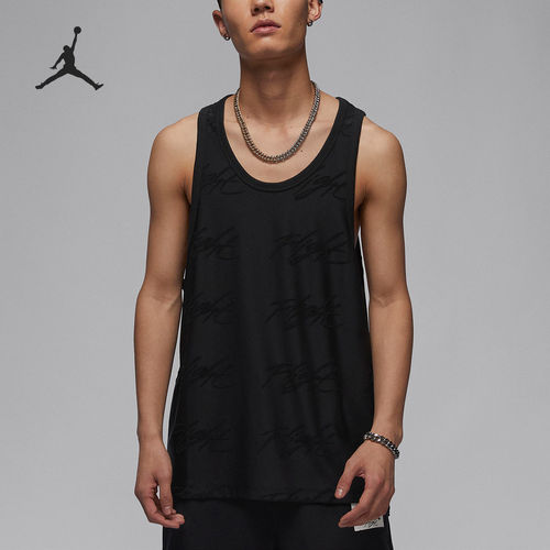 Nike/耐克正品JORDAN男士透气圆领运动无袖背心T恤FN4640-010