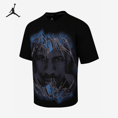 Nike/耐克正品JORDAN男士印花图案休闲透气短袖HJ2396-010
