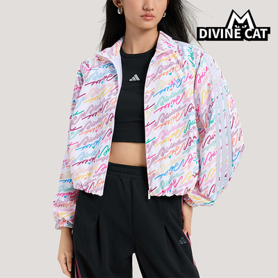 Adidas/阿迪达斯正品DCE AOP JKT女士运动时尚轻盈夹克外套KS0031