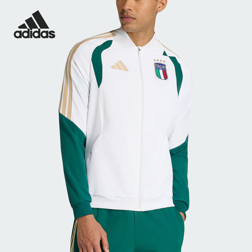 Adidas/阿迪达斯正品FIGC PRE JKT男士梭织夹克外套JZ9370