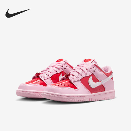 Nike/耐克正品Dunk Low GS女子大童低帮系带运动鞋IQ0218-663