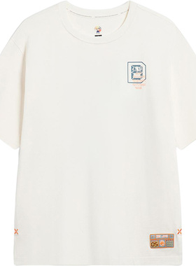 Lining/李宁正品秋季男子新款宽松休闲透气圆领短袖T恤AHST889