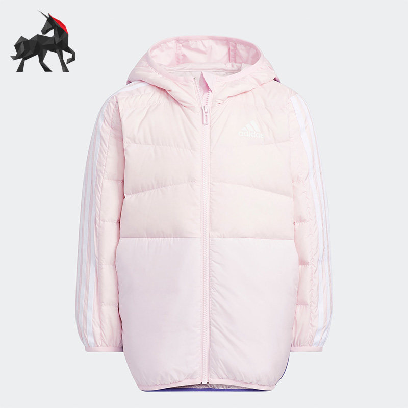 阿迪达斯冬季儿童保暖运动羽绒服
