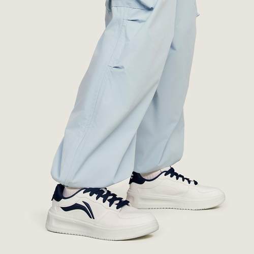 李宁正品2025秋季元宵男子减震回弹简约日常经典休闲鞋AGCV315