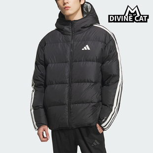 男士 2025冬季 运动双面穿保暖羽绒服KC2490 阿迪达斯正品 Adidas