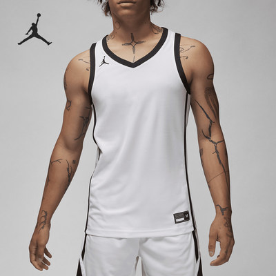 Nike/耐克正品Jordan Dri-FIT Stock 男士针织球衣HF0523-106