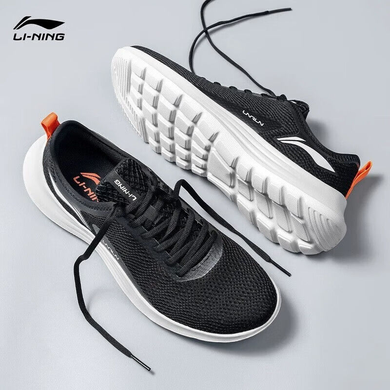 李宁正品新款 男女轻质薄款舒适软底网面透气运动跑步鞋 ARBT011