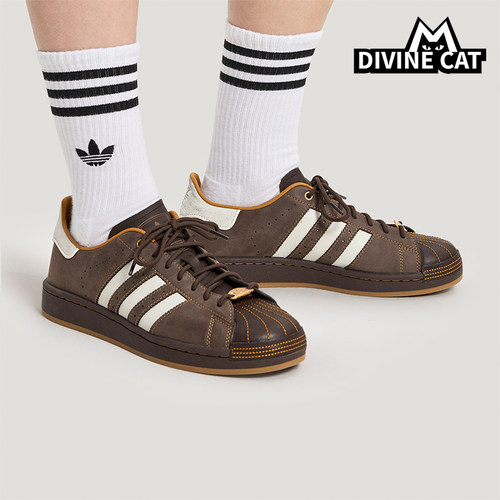 Adidas/阿迪达斯正品三叶草男女运动经典潮流系带透气板鞋HP7108