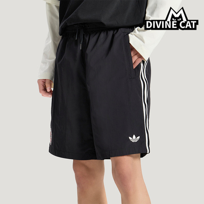 Adidas/阿迪达斯正品三叶草BLKSHORTS新款男经典黑色短裤KY3339