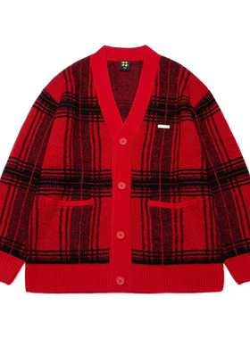 Lining/李宁正品男子日进斗金编织开衫休闲运动外套AMBT003