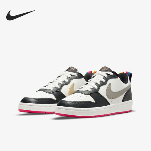 Nike/耐克正品Court Borough Low2女子GS大童板鞋 DJ0040-100