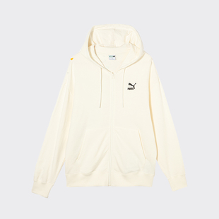 Puma/彪马正品CLASSICS HOODIE TR男女简约休闲拉链连帽外套