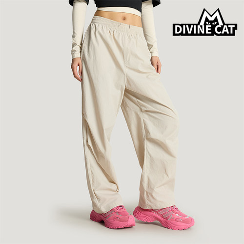 Adidas/阿迪达斯正品春秋女士运动日常宽松简约休闲长裤KX6803