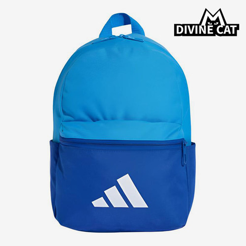 Adidas/阿迪达斯正品2026新款儿童经典简约运动拼接双肩包KE0412