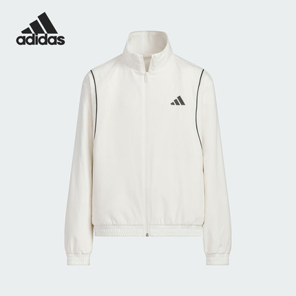 Adidas/阿迪达斯正品2025儿童经典运动宽松立领外套KC1561