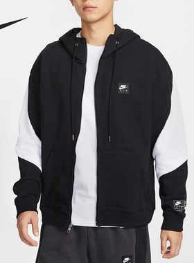 Nike/耐克正品秋冬新款男士拼接宽松户外运动外套HJ0637-010