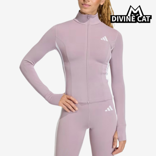 Adidas/阿迪达斯正品纯色吸湿排汗速干夹克经典女夹克外套KD9237
