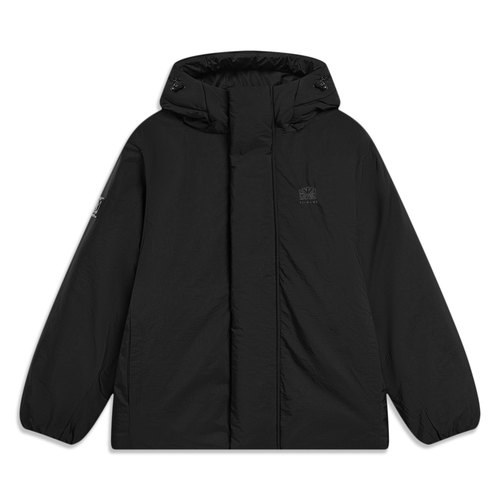 Lining/李宁正品冬季男子中国文化系列纯色宽松保暖棉服AJMT097