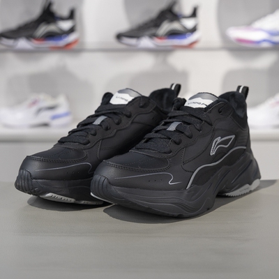 李宁正品男子柔软回弹潮流休闲鞋