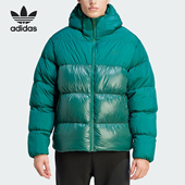 宽松连帽运动羽绒服IL2566 三叶草男士 Adidas 阿迪达斯正品