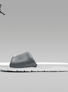 Nike/耐克正品JORDAN男士一字拖透气休闲日常拖鞋AR6374-012