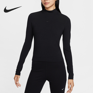 款 2025秋季 耐克正品 010 长袖 上衣HV5028 女士立领修身 Nike