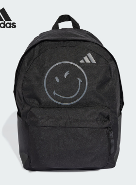 Adidas/阿迪达斯正品Y SMI BPK儿童书包经典运动双肩背包JV5158