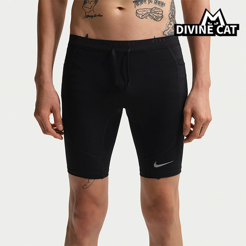 Nike/耐克正品Dri-FIT男士柔软五分跑步紧身运动短裤IF2041-010